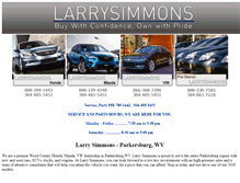 Tablet Screenshot of larrysimmons.com